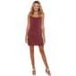 Juniors Madden Girl Metallic Knit Scoop Neck Mini Sheath Dress - image 1