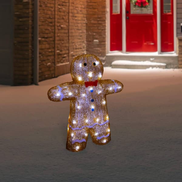 Northlight Seasonal 16in. LED Gingerbread Man Christmas Décor