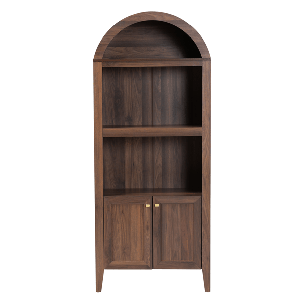 Baxton Studio Hayes Wood Cabinet with Arch Top
