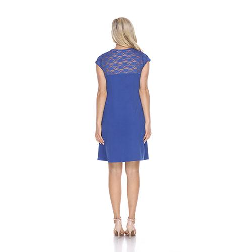 Womens White Mark Pelagia Short Sheath Dress