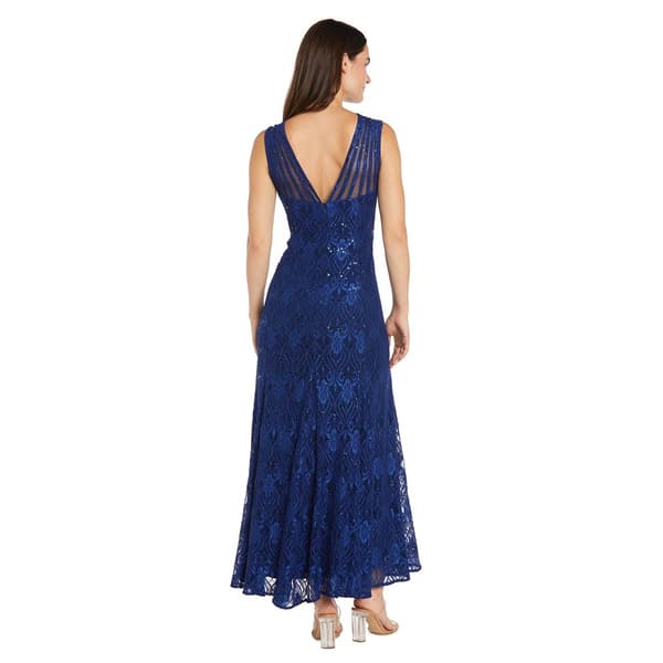 Petite R&M Richards Sleeveless Strappy Mermaid Evening Gown