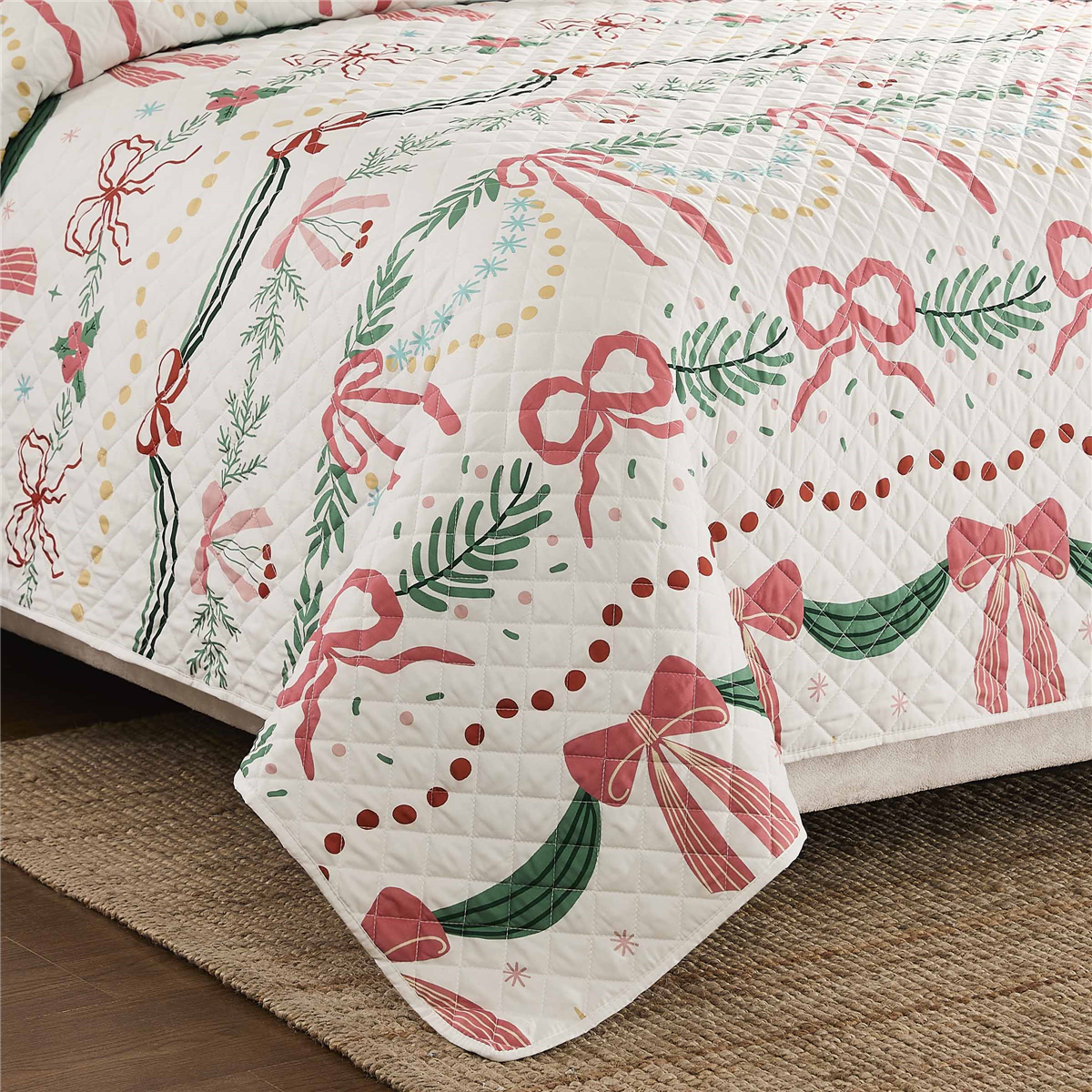 Avanti Bows & Branches 3pc. Reversible Quilt Set