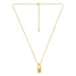 Designs by FMC Gold over Sterling Silver Teardrop Slide Necklace - image 2