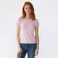 Juniors Cotton Candy Short Sleeve Butter Soft Crew Tee - image 4
