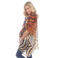 Womens White Mark Zebra Print Maternity Poncho - image 3
