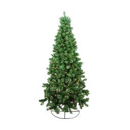 Northlight 6ft. Pre-Lit Pine Artificial Wall Christmas Tree