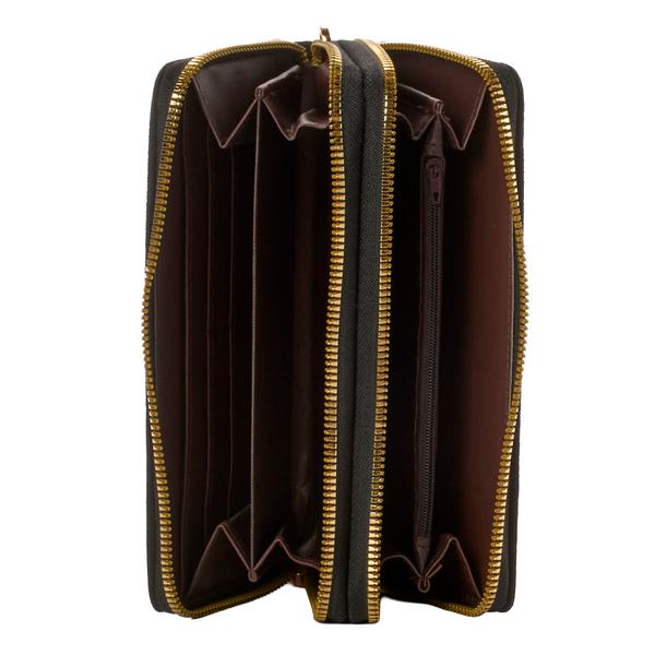 Womens Malibu Skye Ultrasuede Wallet with Bow