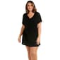 Plus Size Cover Me Onion Skin Hooded Tunic Swim Cover-Up - image 1