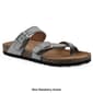 Womens White Mountain Grays Footbed Sandals - image 9