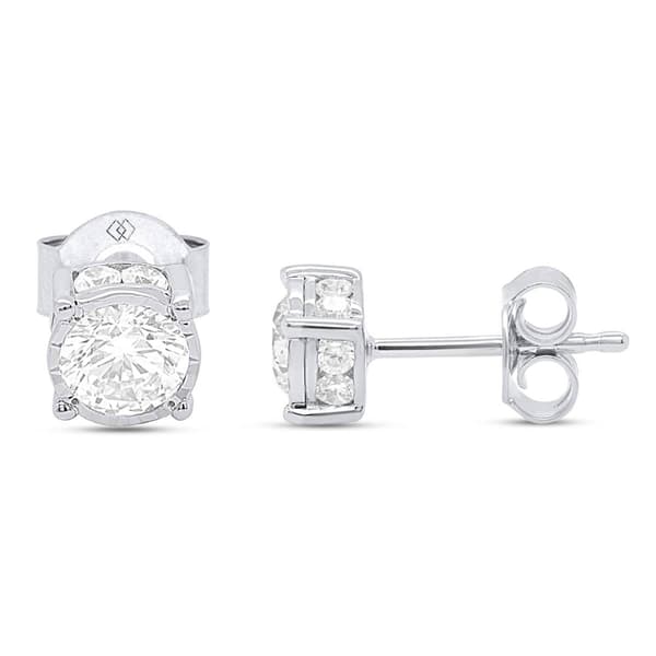 Nova Star&#40;R&#41; Sterling Silver 1ctw. Lab Grown Diamond Stud Earrings