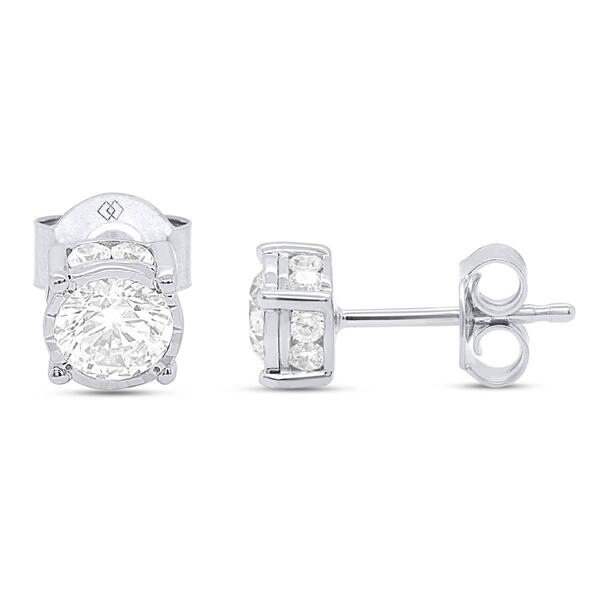 Nova Star&#40;R&#41; Sterling Silver 1ctw. Lab Grown Diamond Stud Earrings - image 