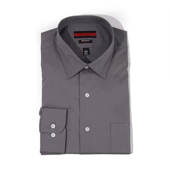 Mens Architect® Regular Fit Stretch Dress Shirt - Charcoal - Boscov's