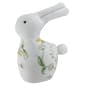 Northlight Seasonal Plush Floral Easter Rabbit Figurine - image 1