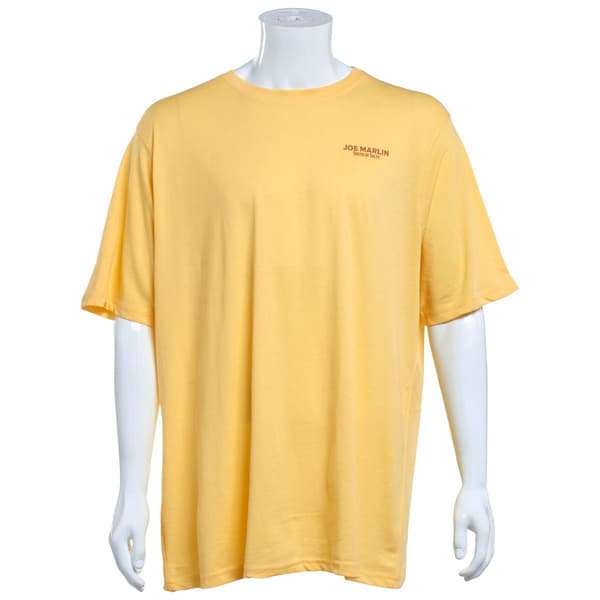 Mens Big & Tall Joe Marlin Chasing Tail Graphic Tee - Yellow Fin