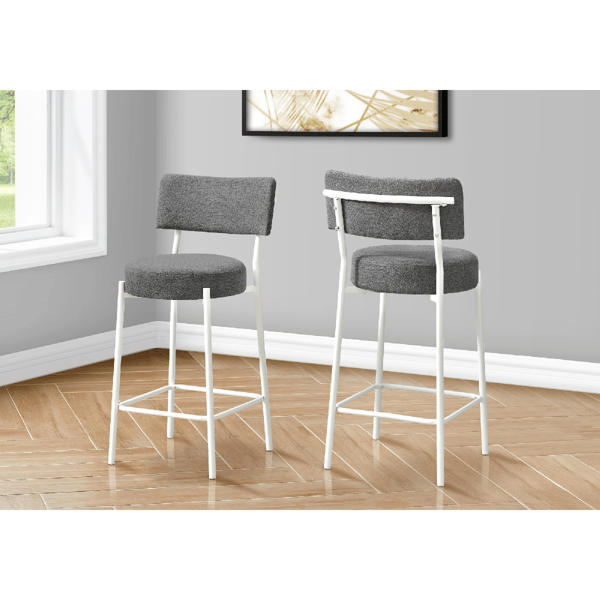 Monarch Specialties Contemporary Modern Barstool - Set Of 2 - image 