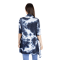 Womens 24/7 Comfort Apparel Tie Dye Maternity Cardigan - image 3