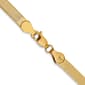 Unisex Gold Classics&#8482; 10kt. 4.0mm 7in. Herringbone Chain Bracelet - image 2