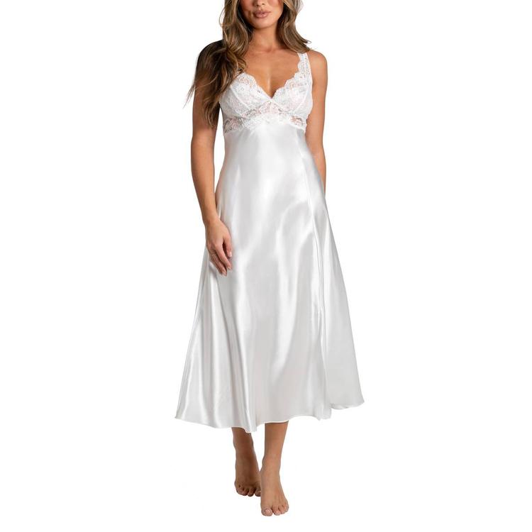 Womens Linea Donatella Bridal Bouquet Satin Nightgown