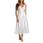 Womens Linea Donatella Bridal Bouquet Satin Nightgown - image 1
