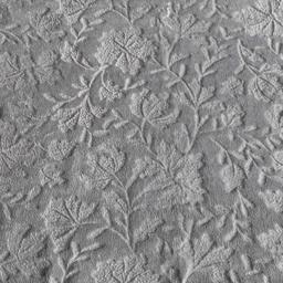 Eddie Bauer Woodblock Floral Plush-Fleece Throw