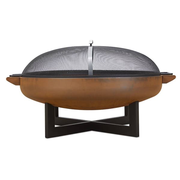 Real Flame La Porte 31 Round Steel Wood Burning Fire Pit - image 