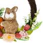 Northlight Seasonal Floral Grapevine & Bunny Easter Wreath - image 4