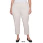 Plus Size Alfred Dunner Romancing The Stone Cuffed Ankle Pants - image 2