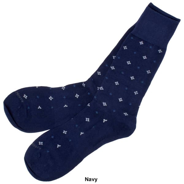 Mens Preswick & Moore® Medallion Crew Dress Socks