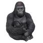 Hi-Line Gift Gorilla Sitting with Baby Garden Statue - image 1