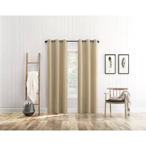 Huron 2pk. Long Fold Blackout Grommet Panel Curtains - image 