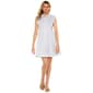 Womens Absolutely Famous Sleeveless Stripe Pleated Shirtdress - image 1