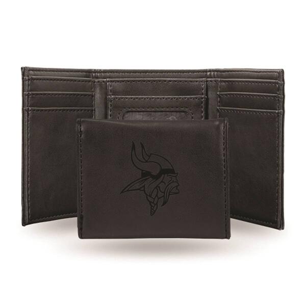 Mens NFL Minnesota Vikings Faux Leather Trifold Wallet - image 