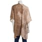 Womens Anne Klein Floral Foil Dotted Kimono - image 3