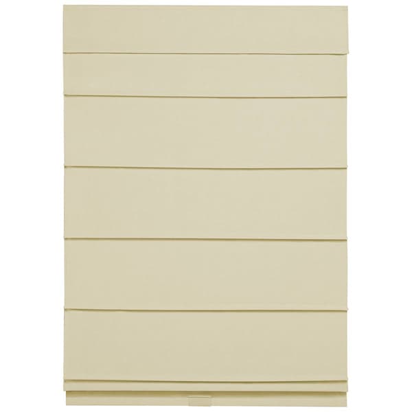 5in. Textured Fabric Cordless Roman Shades - Tan
