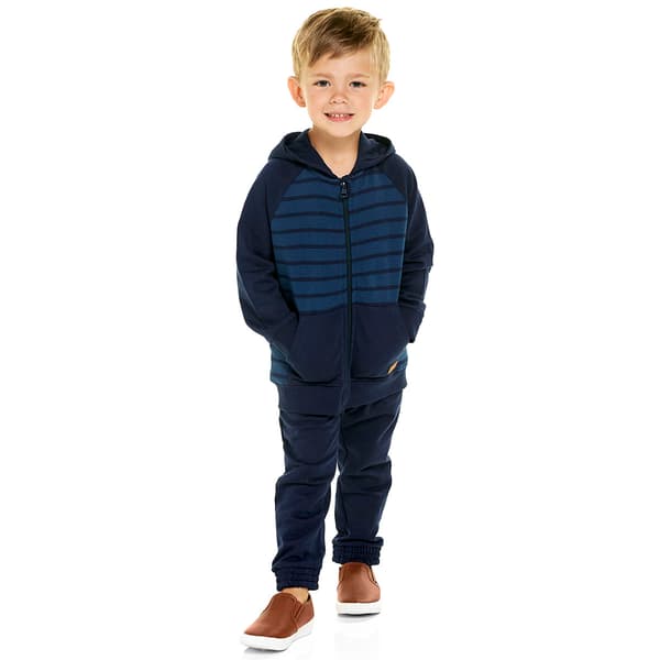 Toddler Boy 7 For All Mankind&#40;R&#41; Stripe Raglan Jacket & Pants Set - image 