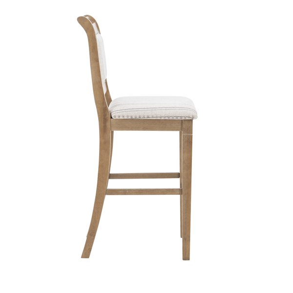 Linon Home Decor Emmy Grey Bar Stool