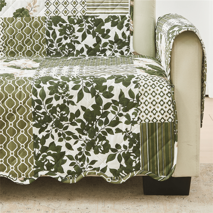 Freshfolds Reversible Patchwork Pet Furniture Protector