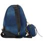 Adrienne Vittadini Moxie Denim Sling Bag w/ Removable Pouch - image 3