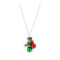 Jingle Bell Beaded Cluster Necklace - image 1