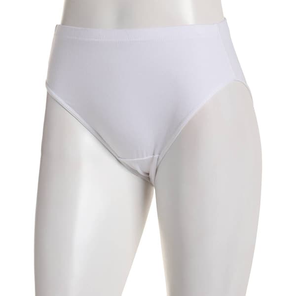 Womens Rene Rofe High Cut Panties 2101-WHT - image 