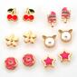 Kids Lil&#39;&#39; Ashley Sweets &amp; Treats Multi Stud Earring - image 1