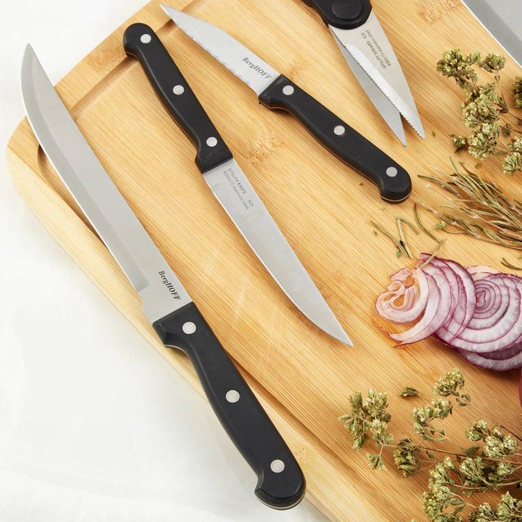 BergHOFF Pica Stainless Steel 7pc. Knife Block Set