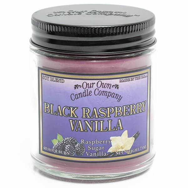 Our Own Candle Company 7oz. Black Raspberry Vanilla Candle - image 