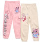 Girls (4-6x) Disney 2pk. Lilo & Stitch Angel Superstar Joggers - image 1