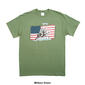 Mens Patriotic Brave & Mighty Short Sleeve Graphic T-Shirt - image 2