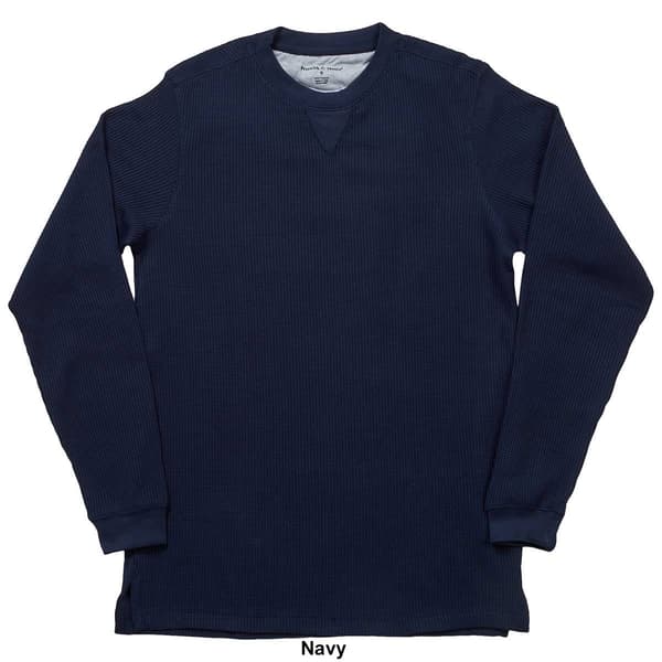 Mens Preswick & Moore Long Sleeve Thermal Crew Neck Sleep Shirt