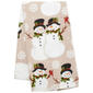 Holly Snowmen Reactive Kitchen Towel - image 1