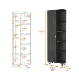 FM FURNITURE Los Angeles 58in. Corner Cabinet