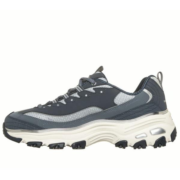 Womens Skechers D Lites Chrome Wave Sneakers