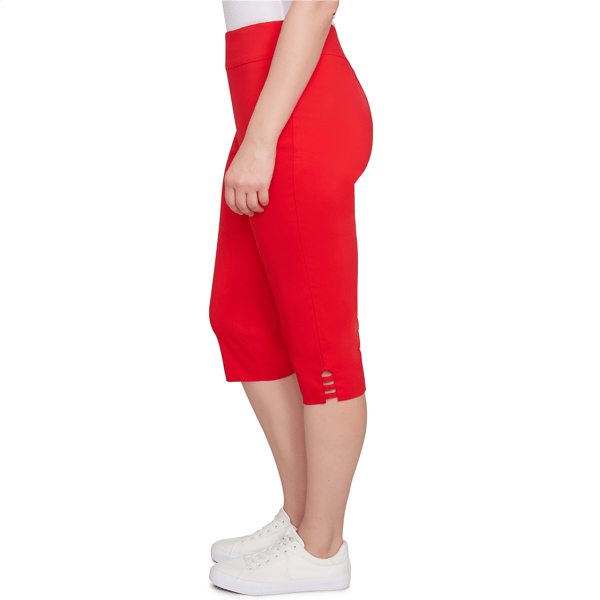 Petite Ruby Rd. Americana Chic Ladder Hem Americana Clamdigger